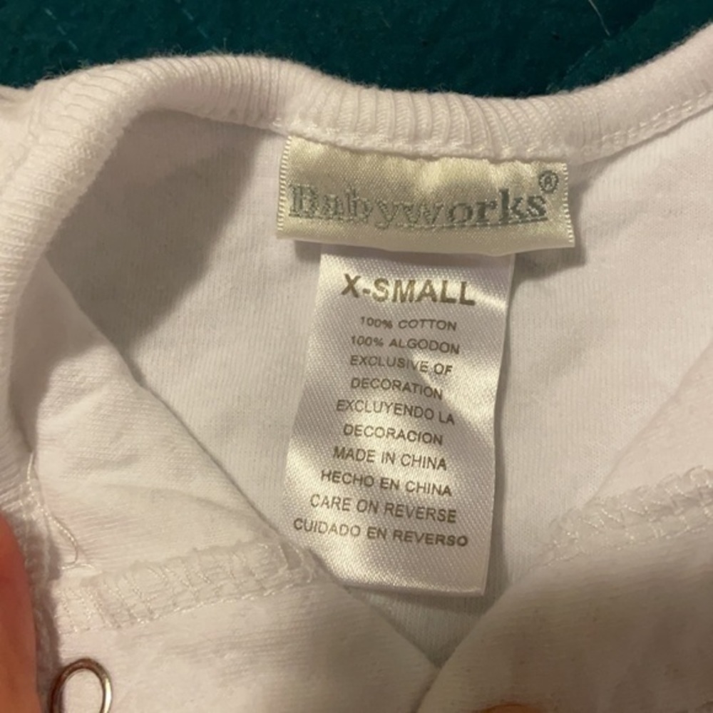 White newborn sleeper 095 - Picture 5 of 5